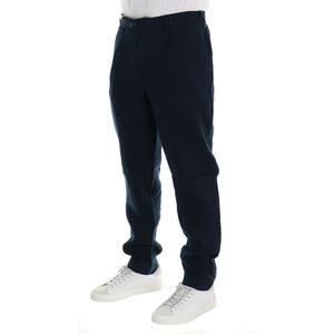 PANTALONE IN LINO SSEINSE BLU
